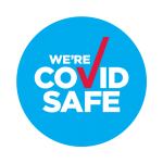 We're Covid Safe Logo